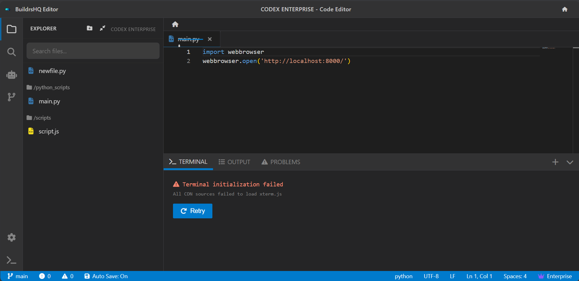 Developer workspace